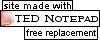 Site made with TED Notepad